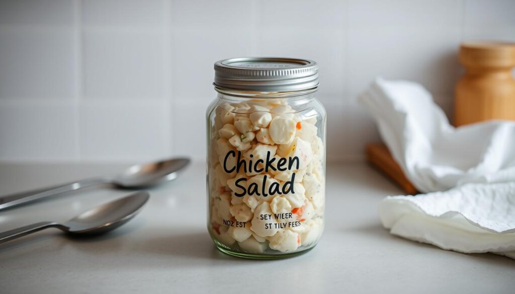 canned chicken salad storage