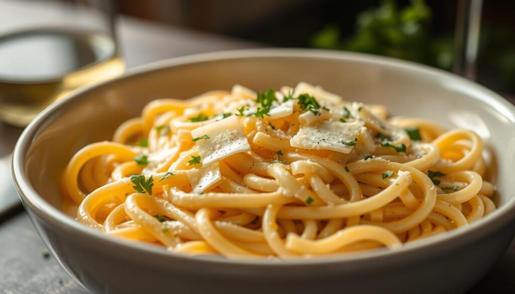 cheesy alfredo pasta